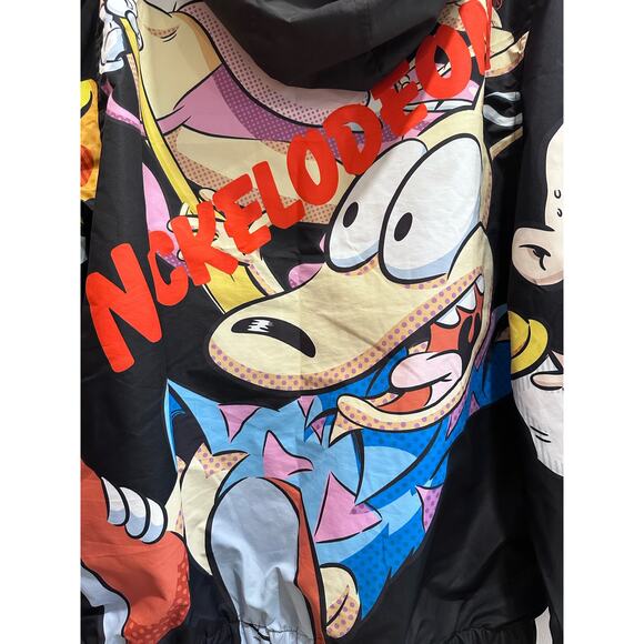 Members Only X Nickelodeon Wind Breaker Men's Size Medium oversized Rare! - Picture 11 of 16
